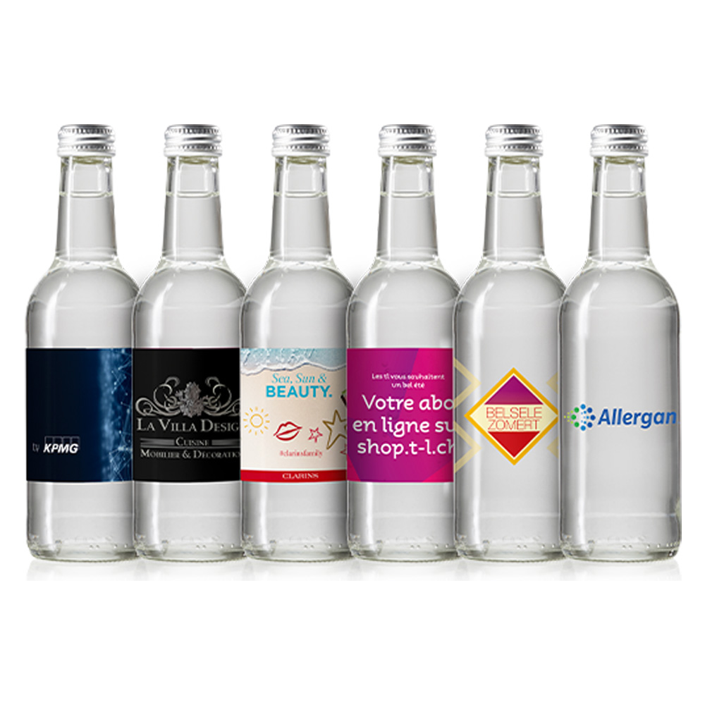 Glass bottle 330 ml water | Eco gift